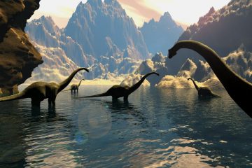 dinosaur-sauropods-wading_127947