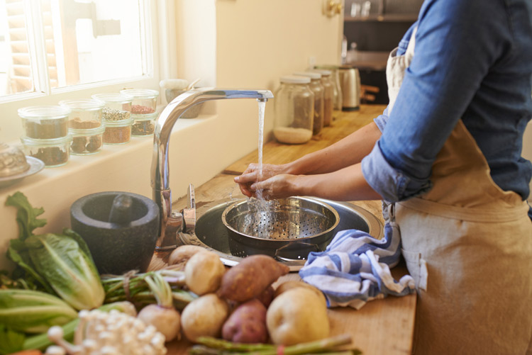 cooking with water without high iron levels