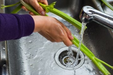 hands-washing-two-celery-stalks-in-kitchen-sink-under-running-faucet